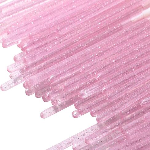 100 Pieces Disposable Lip Wands Lip Gloss Applicators Lipstick Lint Free Wands Makeup Applicator Lip Brushes Doe Foot Applicator in Saudi Arabia