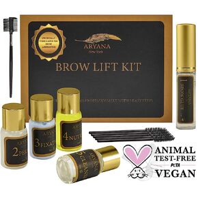 ARYANA NEW YORK Eyebrow Lamination Kit | At Home DIY Brow lamination | Instant Professional Lift For Fuller Eyebrows | Brow Brush And Micro Brushes Added