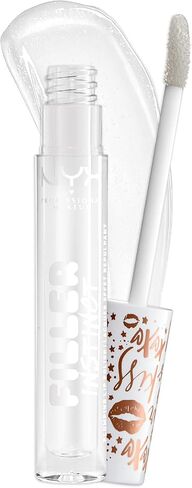 NYX PROFESSIONAL MAKEUP Filler Instinct Plumping Lip Polish, Lip Plumper Gloss - Let's Glaze (Clear) in Saudi Arabia