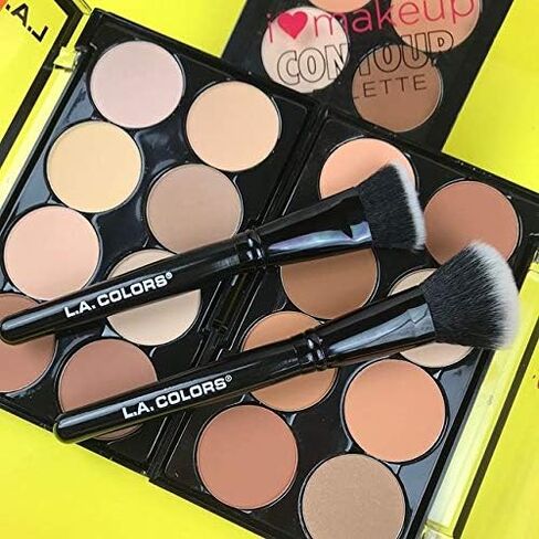 L.A. Colors I Heart Makeup Contour Palette, Light to Medium, 1.04 Ounce in Kuwait