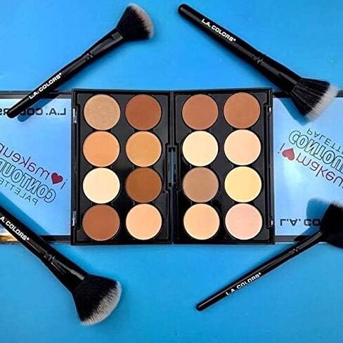 L.A. Colors I Heart Makeup Contour Palette, Light to Medium, 1.04 Ounce in Kuwait