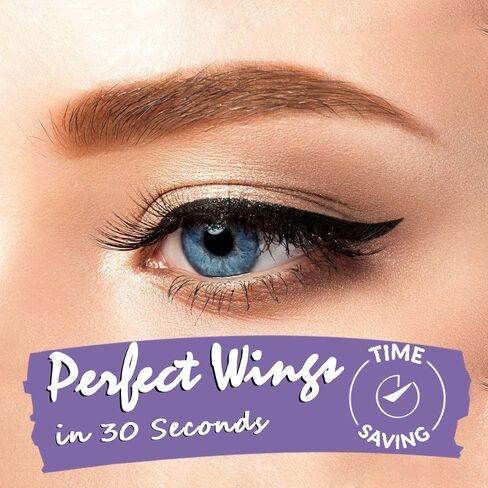 iMethod Eyeliner Stamp - 2 Pens Winged Eyeliner Stamp, for All Eye Shapes, Winged Eyeliner Stamp, Perfect Wing Cat Eye Liner, Waterproof & Smudge-proof, 10 mm in Kuwait