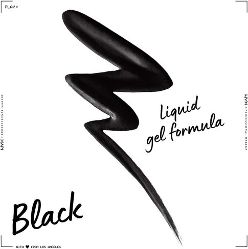 NYX PROFESSIONAL MAKEUP Epic Wear Liquid Liner, Long-Lasting Waterproof Eyeliner - Black in Saudi Arabia