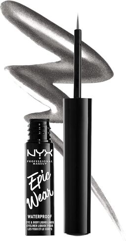 NYX PROFESSIONAL MAKEUP Epic Wear Liquid Liner, Long-Lasting Waterproof Eyeliner - Black in Saudi Arabia