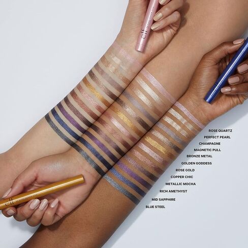 قزم. مستحضرات التجميل No Budge Shadow Stick، طويل الأمد، ظلال عيون معدنية مقاومة للتلطخ، ذهبي وردي، 0.056 أونصة (1.6 جم) in Saudi Arabia
