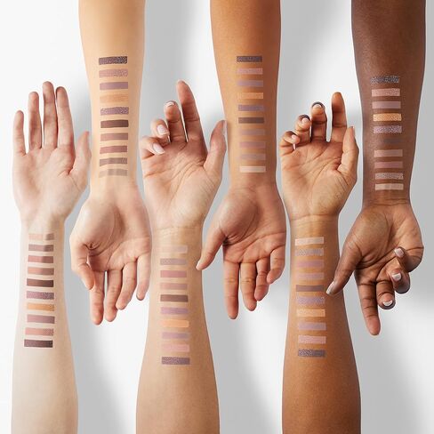 Erinde 10 Colors Eyeshadow Palette Makeup - Matte Shimmer Glitter Eye Shadow, Ultra-Blendable, High Pigmented, Naturing-Looking, Neutral Nude Eyeshadow Pallet with Professional Brush, Peach Color in Kuwait