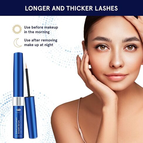 Lash Serum, Eyelash Growth Serum, Eyelash Serum, Lash Serum for Eyelash Growth, Boost Lash Growth Serum, Advanced Formula for Longer, Fuller, and Thicker Lashes, 3 ML in Saudi Arabia