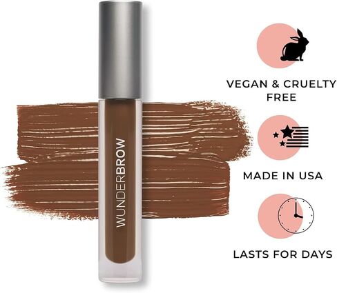 WUNDERBROW Waterproof Eyebrow Gel, Auburn, Vegan and Cruelty-Free in Saudi Arabia