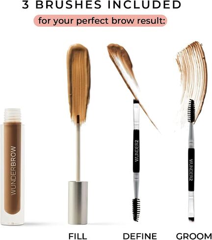 WUNDERBROW Waterproof Eyebrow Gel, Auburn, Vegan and Cruelty-Free in Saudi Arabia