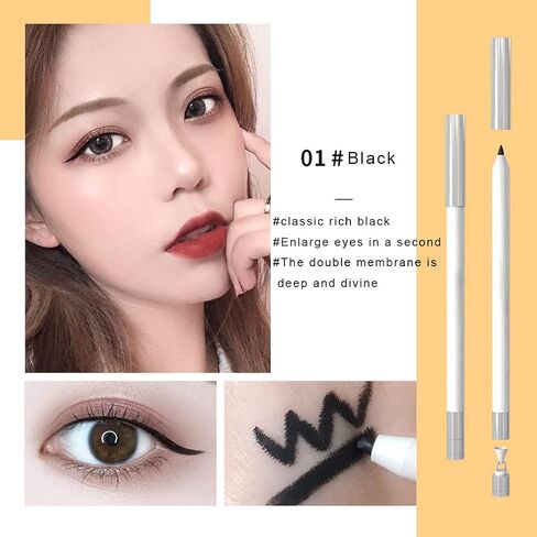 BASEMMAHER Premium Eyeliner Eyeshadow Sticker Stencils Kit, Reusable Eyeshadow Stamp Pads Stencils Stickers Kit for Eyes, Quick Makeup Tool for Beginners in One Eyeliner Eyeshadow Template Pads in Saudi Arabia