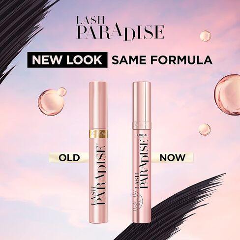 L'Oreal Paris Voluminous Makeup Lash Paradise Mascara, Black Brown, 0.25 Fl Oz (Pack of 1) Packaging May Vary in Saudi Arabia