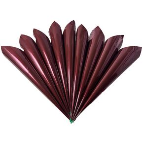 Empty Pre-rolled henna cones, Handmade Rolled Mylar Cellophane Cones For Henna Paste, Temporary Tattoo, Jaqua Designs, Cake Icing, Cake Decoration (Pack of 6) - Large (6 EMPTY CONES) in Saudi Arabia