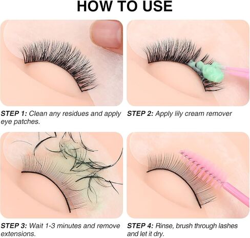 LASHVIEW Eyelash Extension Remover Cream, Eyelash Adhesive Remover, Professional Eyelash Extensions Remover for Salon(ALOE 0.51fl.oz/15ml) in Saudi Arabia