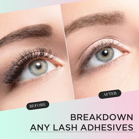 LASHVIEW Eyelash Extension Remover Cream, Eyelash Adhesive Remover, Professional Eyelash Extensions Remover for Salon(ALOE 0.51fl.oz/15ml) in Saudi Arabia