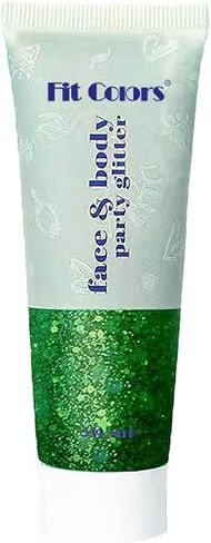 MEICOLY Blue Face Body Glitter,Patriotic Veterans Day Independence Day Sparkle 4th of July Pride Face Paint Makeup,Festival Rave Accessories Sparkling Mermaid Body Glitter Gel for Women,50ml in Saudi Arabia