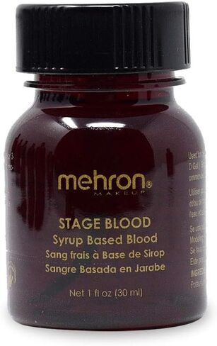 Mehron Makeup Stage Blood | Edible Fake Blood Makeup for Stage, Costume, Cosplay (Bright Arterial) in Kuwait