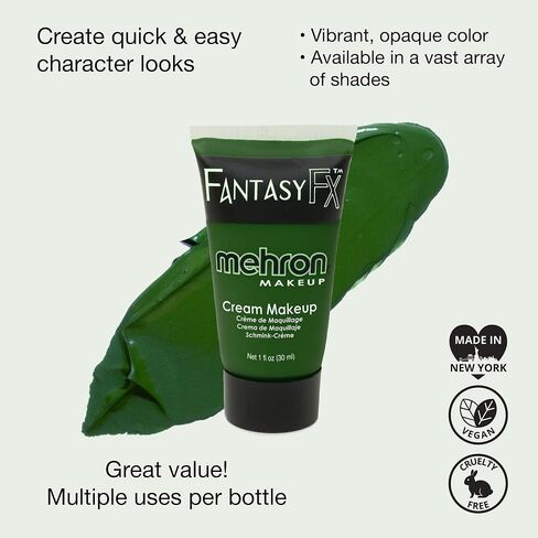 Mehron Makeup Fantasy FX - ZOMBIE, Water-Based Face & Body Paint in Kuwait