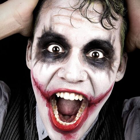 ميهرون مكياج مهرج وايت لايت | طلاء احترافي على الوجه وطلاء الجسم | مكياج كريمي أبيض، مكياج طلاء الوجه الأبيض لمكياج المهرج، والمسرح، والأفلام، والكوسبلاي، والتمثيل الصامت، والهالوين 2 أونصة (56 جم) in Kuwait