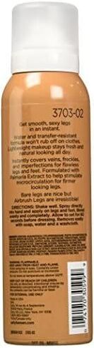 Sally Hansen Airbrush Legs, Leg Spray-On Makeup, Medium Glow 4.4 Oz in Kuwait