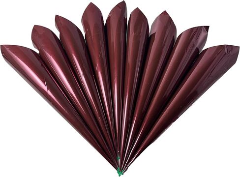 Empty Pre-rolled henna cones, Handmade Rolled Mylar Cellophane Cones For Henna Paste, Temporary Tattoo, Jaqua Designs, Cake Icing, Cake Decoration (Pack of 6) - Large (6 EMPTY CONES) in Saudi Arabia