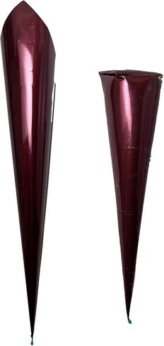 Empty Pre-rolled henna cones, Handmade Rolled Mylar Cellophane Cones For Henna Paste, Temporary Tattoo, Jaqua Designs, Cake Icing, Cake Decoration (Pack of 6) - Large (6 EMPTY CONES) in Saudi Arabia