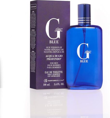 PB ParfumsBelcam G Eau Blue, Alternative Designer Fragrance, Eau de Toilette Spray, 3.4 Fl Oz in Saudi Arabia