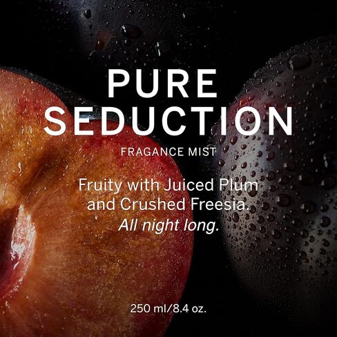 Victoria's Secret Pure Seduction Body Mist for Women, Perfume with Notes of Juiced Plum and Crushed Freesia, Womens Body Spray, All Night Long Women’s Fragrance - 250 ml / 8.4 oz in Saudi Arabia