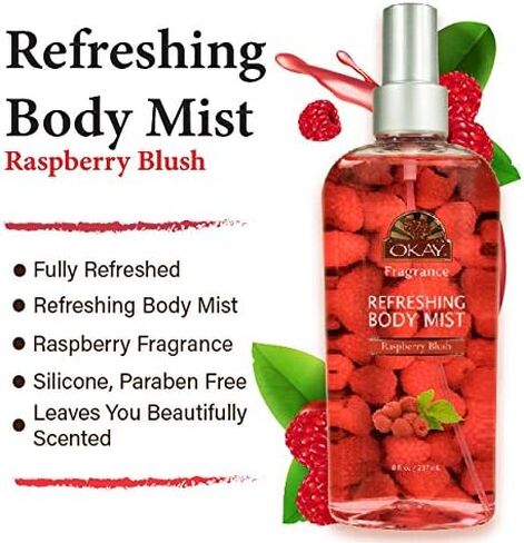 OKAY FRUITYLICIOUS REFRESHING BODY MIST 8oz / 237ml in Saudi Arabia