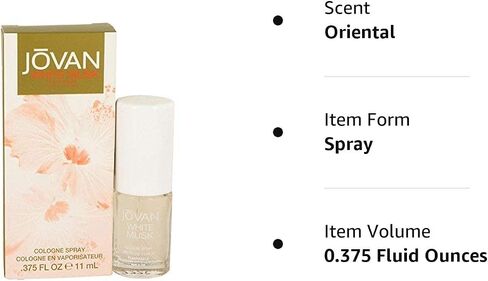 المسك الأبيض من جوفان للنساء، بخاخ كولونيا، زجاجة 3.25 أونصة in Saudi Arabia