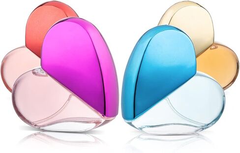 SCENTED THINGS Crush Body Spray Girl Perfume, Eau De Parfum Teen Girl Gifts, Heart-Shaped Bottles, 4 Piece Set in Saudi Arabia