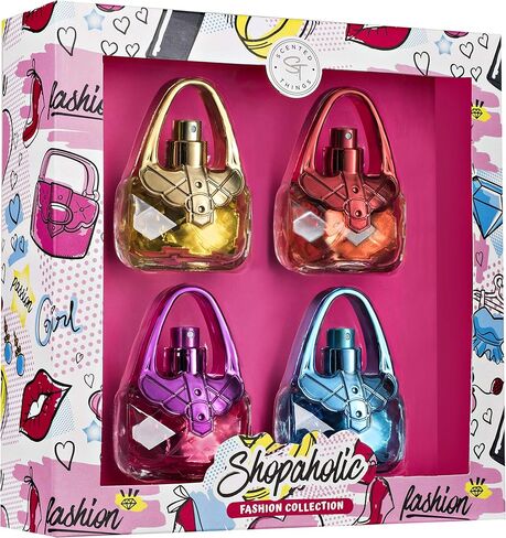 مجموعة عطر أو دي فرايغرانس للبنات - مجموعة هدية رذاذ الجسم المثالية للمراهقين والأطفال - حقائب - 4 قطع in Kuwait