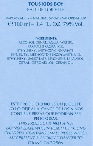 Tous Boy Eau De Toilette Spray 3.4 Ounces in Saudi Arabia