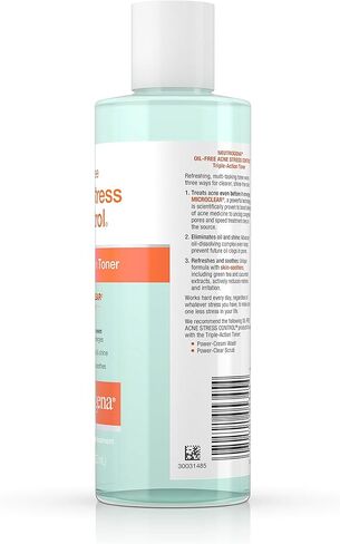 Neutrogena Oil-Free Acne Stress Control Triple-Action Toner, 8 Fluid Ounce in Saudi Arabia