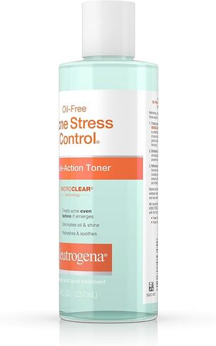 Neutrogena Oil-Free Acne Stress Control Triple-Action Toner, 8 Fluid Ounce in Saudi Arabia