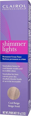 Clairol Professional Shimmer Lights Permanent Cream Toner for Cool Blonde Hair Results with Less Breakage* and Shiny Hair in Saudi Arabia