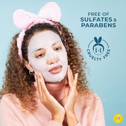 Everyday Set of 8 Sheet Masks (8 Pack Bundle) - Hydrating Essence Korean Sheet Mask, for All Skin Types, Revitalizing, Illuminating, Hydrating, With No Harsh Chemicals and Safe for Sensitive Skin in Saudi Arabia