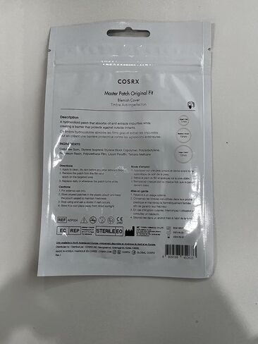 COSRX Acne Pimple Patch (96 Count) Absorbing Hydrocolloid Spot Treatment Fast Healing, Blemish Cover, Three Sizes in Saudi Arabia