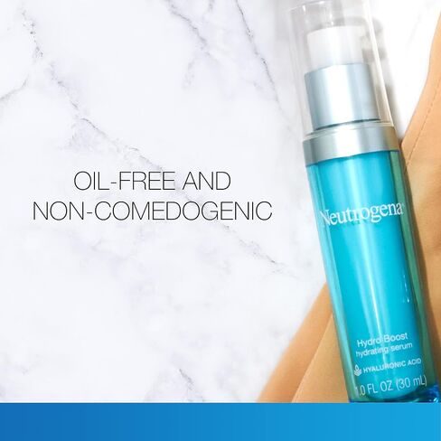 Neutrogena Hydro Boost Hydrating Hyaluronic Acid Serum, Oil-Free and Non-Comedogenic Face Serum Formula for Glowing Complexion, Oil-Free & Non-Comedogenic, 1 fl. oz in Saudi Arabia