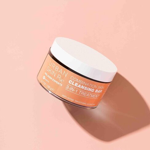 Urban Skin Rx Combination Skin Cleansing Bar | 3-in-1 Daily Cleanser, Exfoliator, and Mask Smooths, Hydrates, Improves the Appearance of Skin Tone + Texture, Formulated with Salicylic Acid | 2.0 Oz in Saudi Arabia