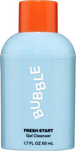 Bubble Skincare Fresh Start Gel Cleanser - Gentle Exfoliating Face Wash for Oily Skin - Formulated with Aloe Vera Juice + Caffeine to Protect and Soothe Complexion (50ml) in Saudi Arabia