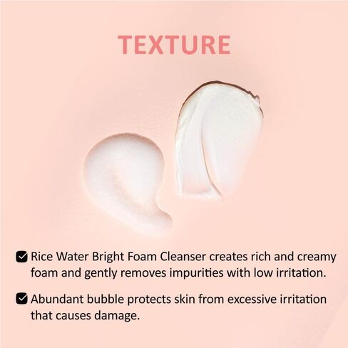 ذا فيس شوب رغوة تنظيف الوجه بماء الأرز وماء برايت لايت ومجموعة مكونة من 3 قطع | غسول الوجه المنعش لجميع أنواع البشرة | مجموعة التنظيف المزدوج | إزالة المكياج والجلد الميت والترطيب والتفتيح in Kuwait
