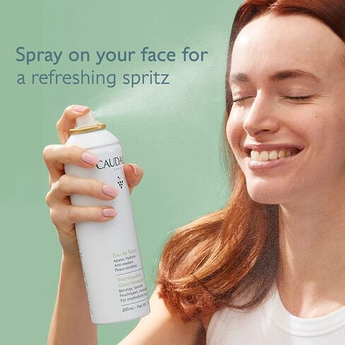 Caudalie Grape Water Moisturizing Face Mist - Soothing Organic Facial Spray to Instantly Hydrate and Strengthen the Skin Barrier, Safe for Sensitive Skin in Kuwait