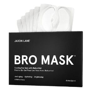 BRO MASK وسادات جل تحت العين: رقع العين المبردة للهالات السوداء والانتفاخ | مجموعة لصقات العين الهيدروجيلية المضادة للشيخوخة مع باكوشيول والشاي الأخضر وحمض الهيالورونيك والكافيين والنياسيناميد/فيتامين ب3-6 أزواج in Kuwait