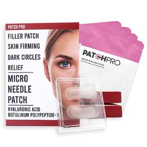 PATCH PRO Micro Eye Patch Hyaluronic Acid Fine Lines, Puffy Eyes, Forehead Lines Microneedle length 0.25mm Patches 4 Pairs in Saudi Arabia
