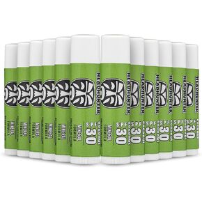 Headhunter Coconut Sport Chapstick Sunscreen SPF 30, Natural Mineral Lip Balm For Sun Protection, Waterproof Lip Sunscreen For Ultra Sport Protection and Solar Defense, Reef Safe Sunblock Chap Stick (3 Pack)