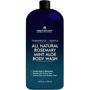 ALL Natural Body Wash - Fights Body Odor, Athlete’s Foot, Jock Itch, Nail Issues, Dandruff, Acne, Eczema, Shower Gel for Women & Men, Skin Cleanser -16 fl oz (Cranberry Walnut)