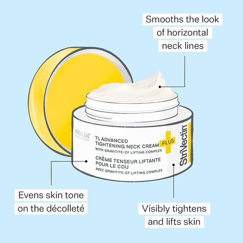 StriVectin Tighten & Lift Advanced Neck Cream PLUS with Alpha-3 Peptides™ for Neck & Décolleté, Smoothing Look of Wrinkles & Fine Lines, Improves Crepey Skin & Vertical Lines, for Soft Smooth Skin in Kuwait