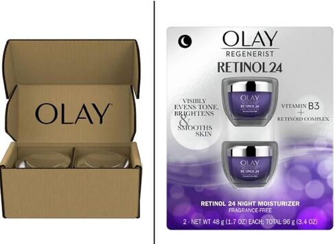 Olay Regenerist Retinol 24 Night Moisturizer cream, Fragrance free, 1.7 Fl Oz in Kuwait