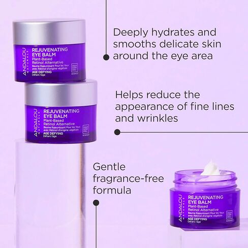 Andalou Naturals Age Defying Plant-Based Retinol Alternative Eye Balm, 0.45 OZ in Kuwait