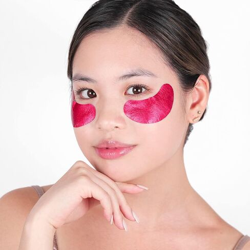 Wander Beauty Baggage Claim - Gold Foil Under Eye Patches For Dark Circles and Puffiness - Under Eye Mask Depuffs & Firms - Brightening Eye Mask for Under Eye Bags (6 Pairs) in Saudi Arabia